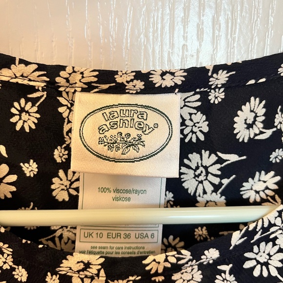 Laura Ashley Vintage 90s Princess Diana dress size 6 - Picture 4 of 6